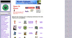 Desktop Screenshot of mysticunicorn.com